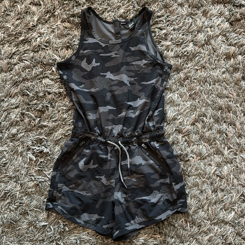 Athlete girls camo romper size medium 8 - 10